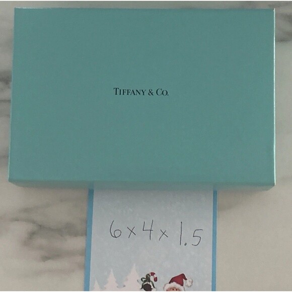 Lot of 3 TIFFANY & CO Blue EMPTY Gift Boxes See Pictures For Measurements - Picture 3 of 9
